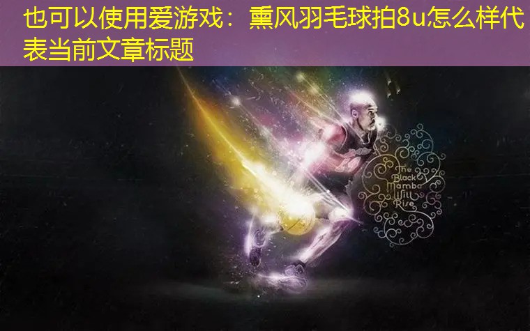 熏风羽毛球拍8u怎么样